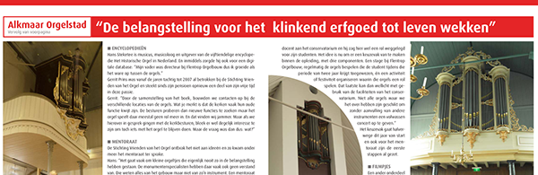 Alkmaars orgelerfgoed krijgt nieuwe impuls